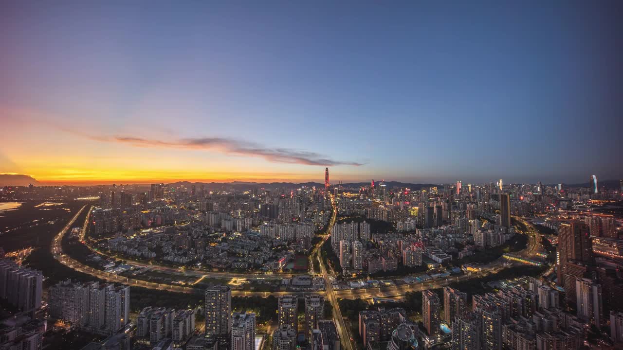 深圳地标城市风光视频下载