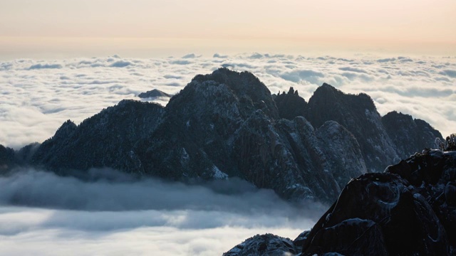 黄山云景视频素材