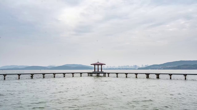 武汉东湖听涛景区视频素材