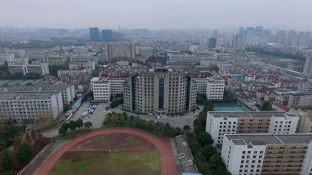 浙大城院航拍视频素材