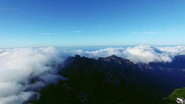 中国安徽黄山航拍视频素材