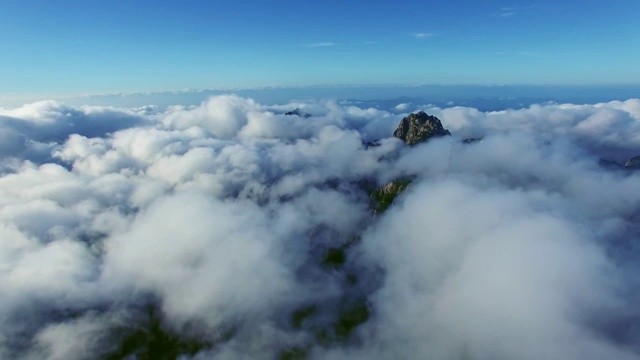 中国安徽黄山航拍视频素材