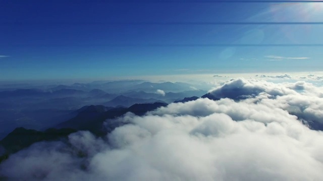 中国安徽黄山航拍视频素材