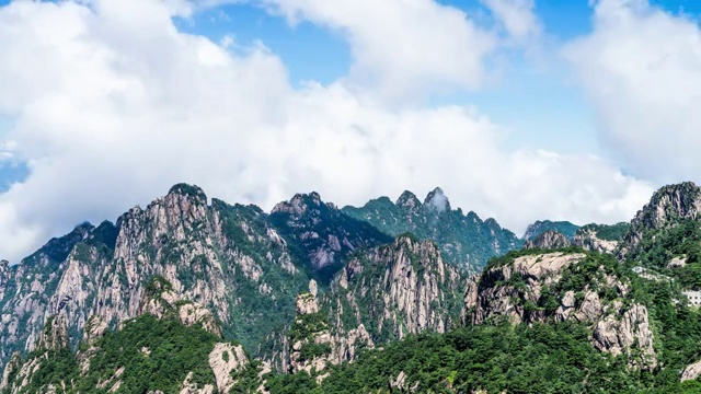 中国安徽黄山延时视频素材