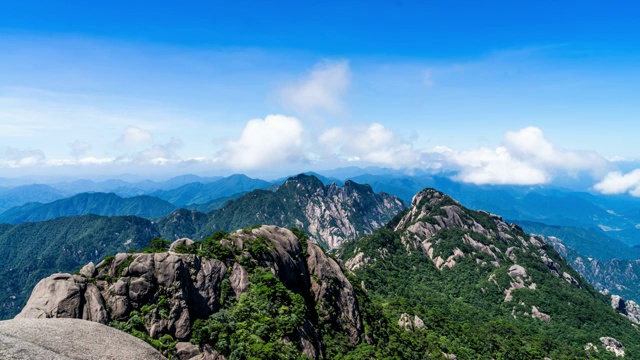 中国安徽黄山延时视频素材