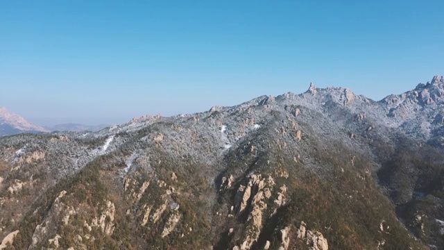 崂山雪景视频素材