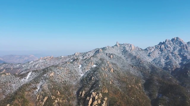 崂山雪景视频素材