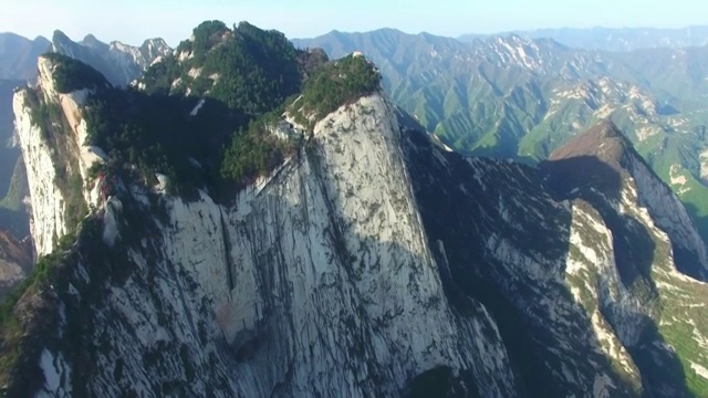 中国华山航拍视频素材