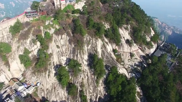 中国华山航拍视频素材