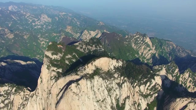 中国华山航拍视频素材