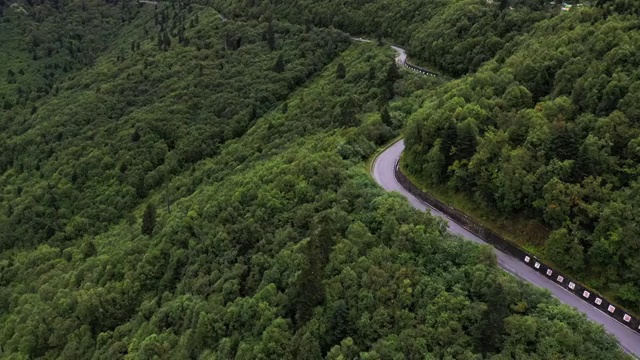 丙察察 大流沙 林芝 山路 西藏 自驾 旅行 旅游视频素材