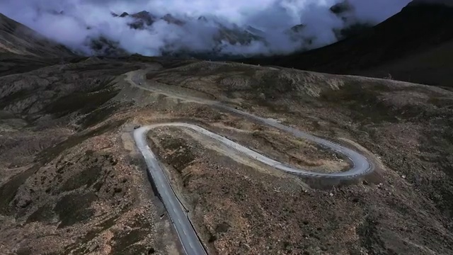 丙察察 大流沙 林芝 山路 西藏 自驾 旅行 旅游视频素材