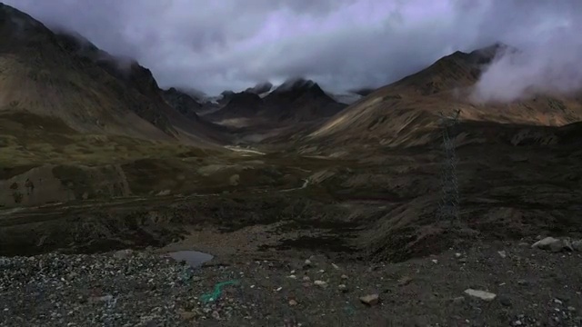 丙察察 大流沙 林芝 山路 西藏 自驾 旅行 旅游视频素材