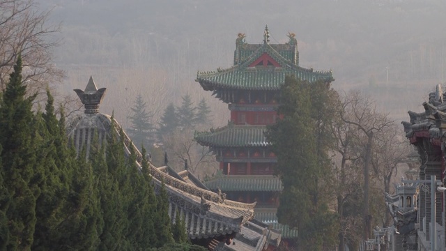 中国河南嵩山少林寺视频素材