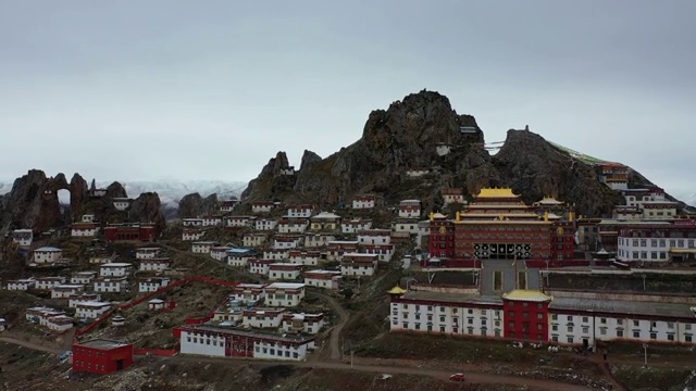 西藏孜珠寺视频素材