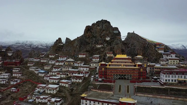 西藏孜珠寺视频素材