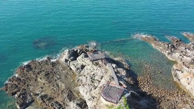 青岛夏季海滨风光视频素材