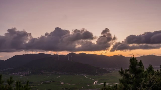 浙江象山长沙山日落银河延时视频素材