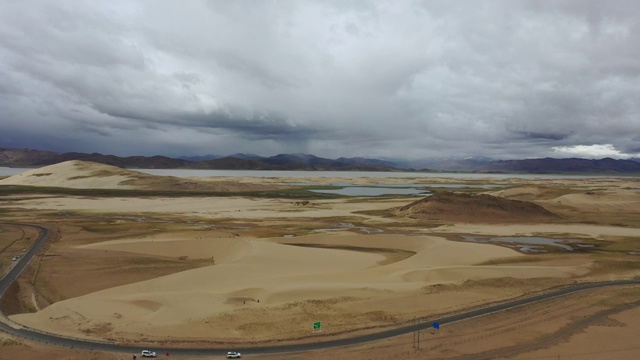 西藏沙漠地区视频素材