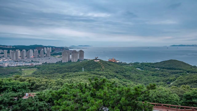 中国辽宁大连金普新区童牛岭视频素材