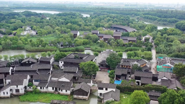 江苏常熟沙家浜景区视频素材