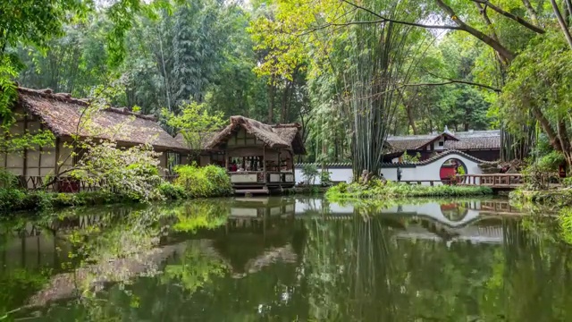 杜甫草堂视频素材