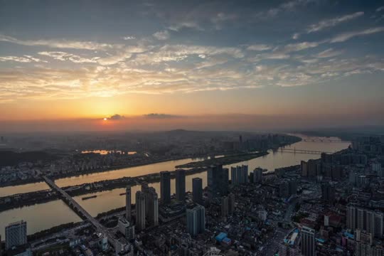 长沙城市风光视频素材