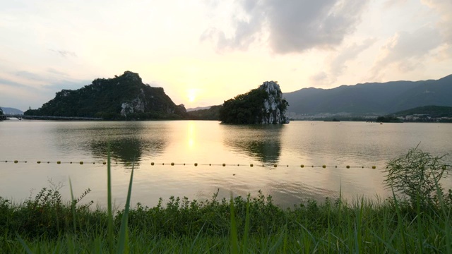 广东肇庆七星岩景区视频素材