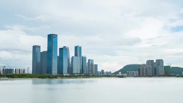 深圳宝安区前海欢乐港湾视频素材