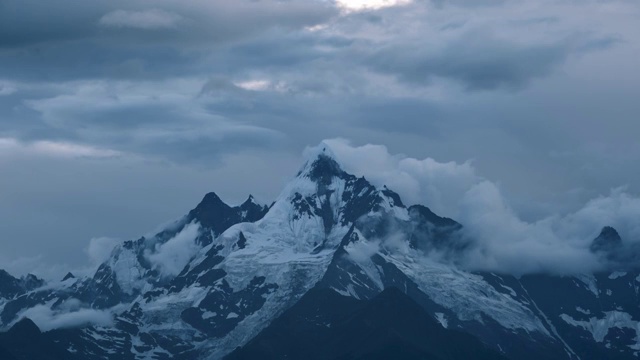 梅里雪山延时视频素材