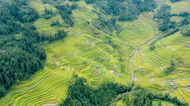 贵州加榜梯田云海风光视频素材