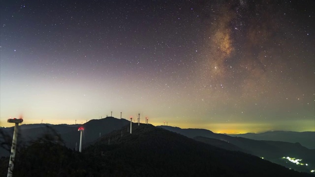 富民星空视频素材