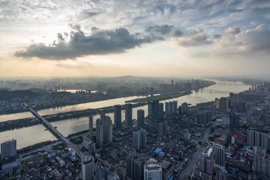 长沙城市景观视频素材