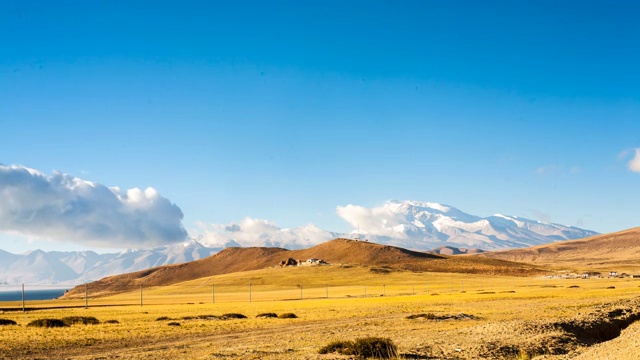 西藏阿里地区自然风景区延时视频素材