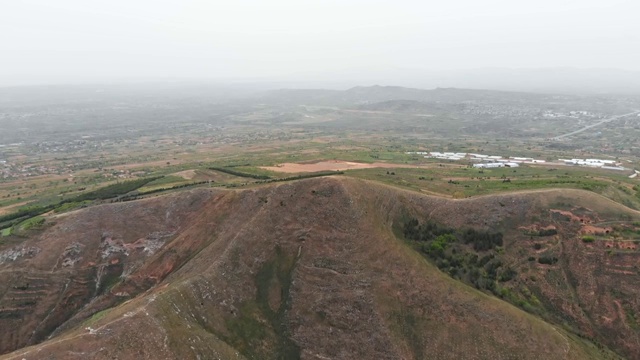 西安唐建陵附近黄土高原视频素材