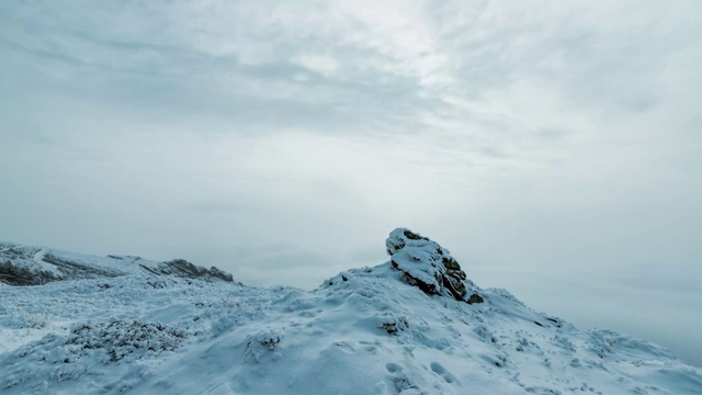 秦岭雪山云海视频下载