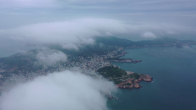 枸杞岛云海视频素材