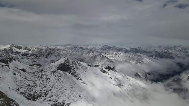 达古冰川雪山风光视频素材