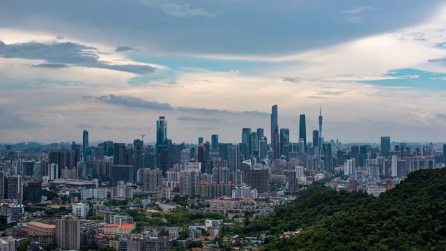 广州暴雨延时视频素材