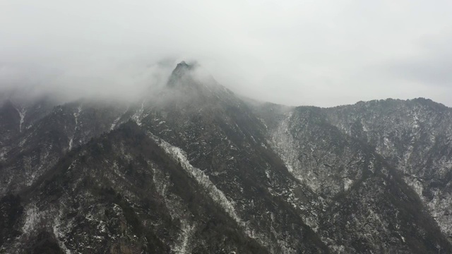 秦岭雪景视频素材