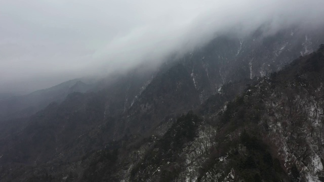 秦岭雪景视频素材