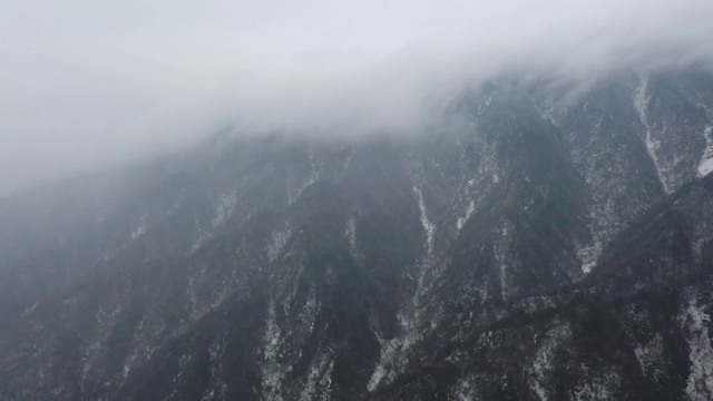 秦岭雪景视频素材