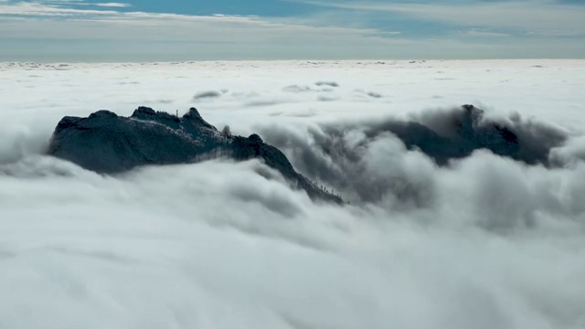 流云飞瀑视频素材