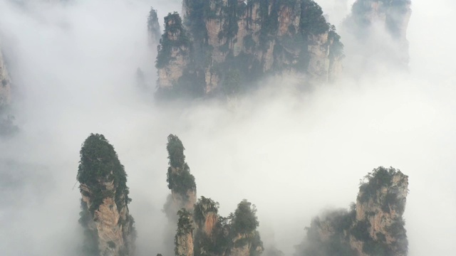 湖南张家界：武陵源秋季风光视频素材