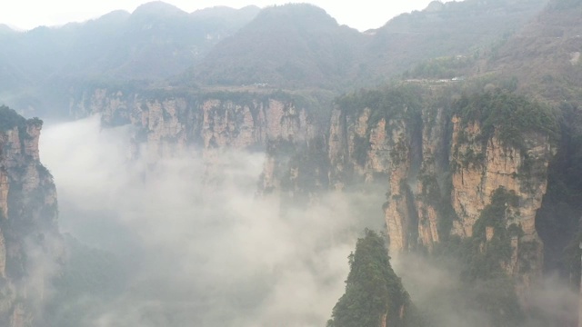 湖南张家界：武陵源秋季风光视频素材