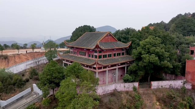 九郎山九郎寺大雄宝殿视频素材