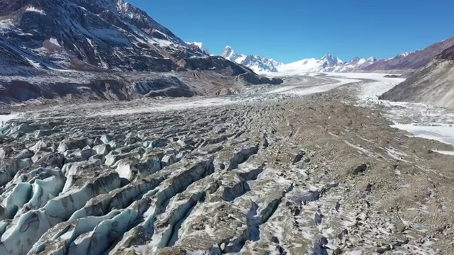 来古冰川视频素材