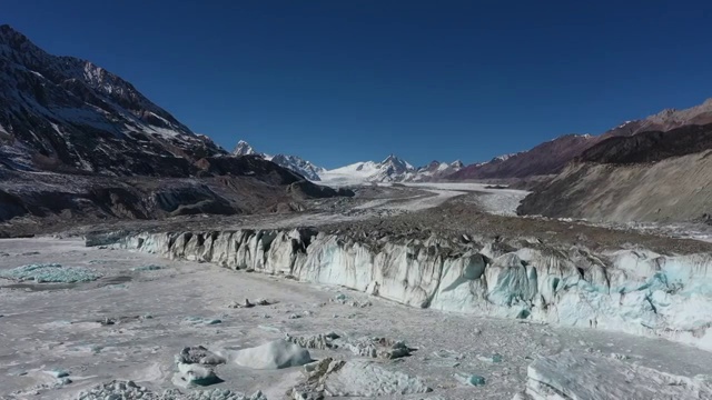 来古冰川视频素材