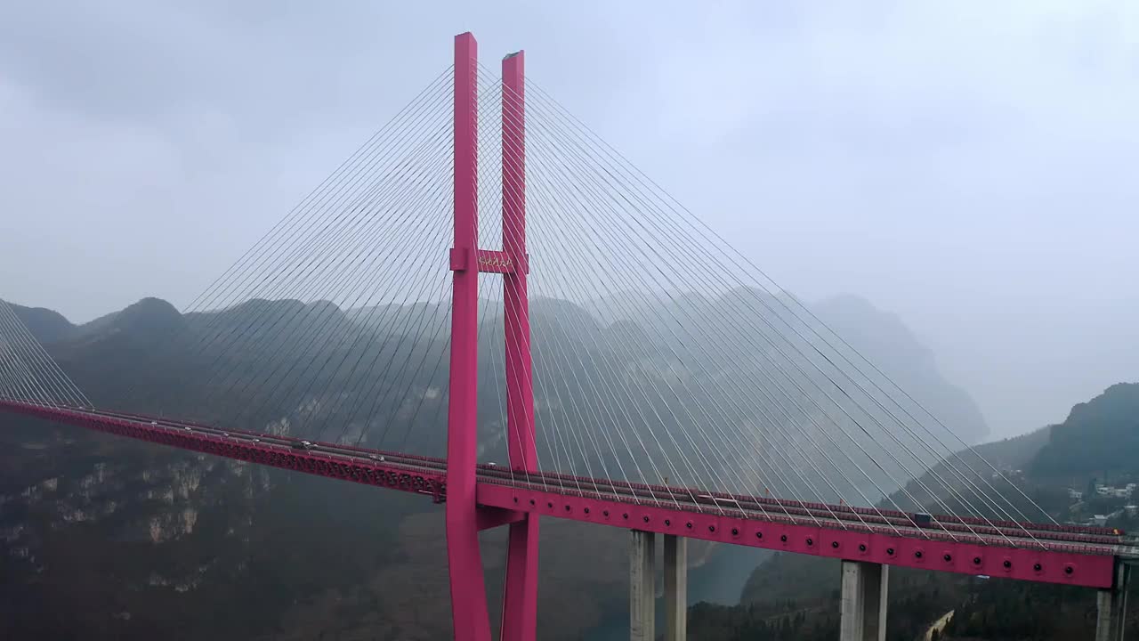 鸭池河大桥视频素材