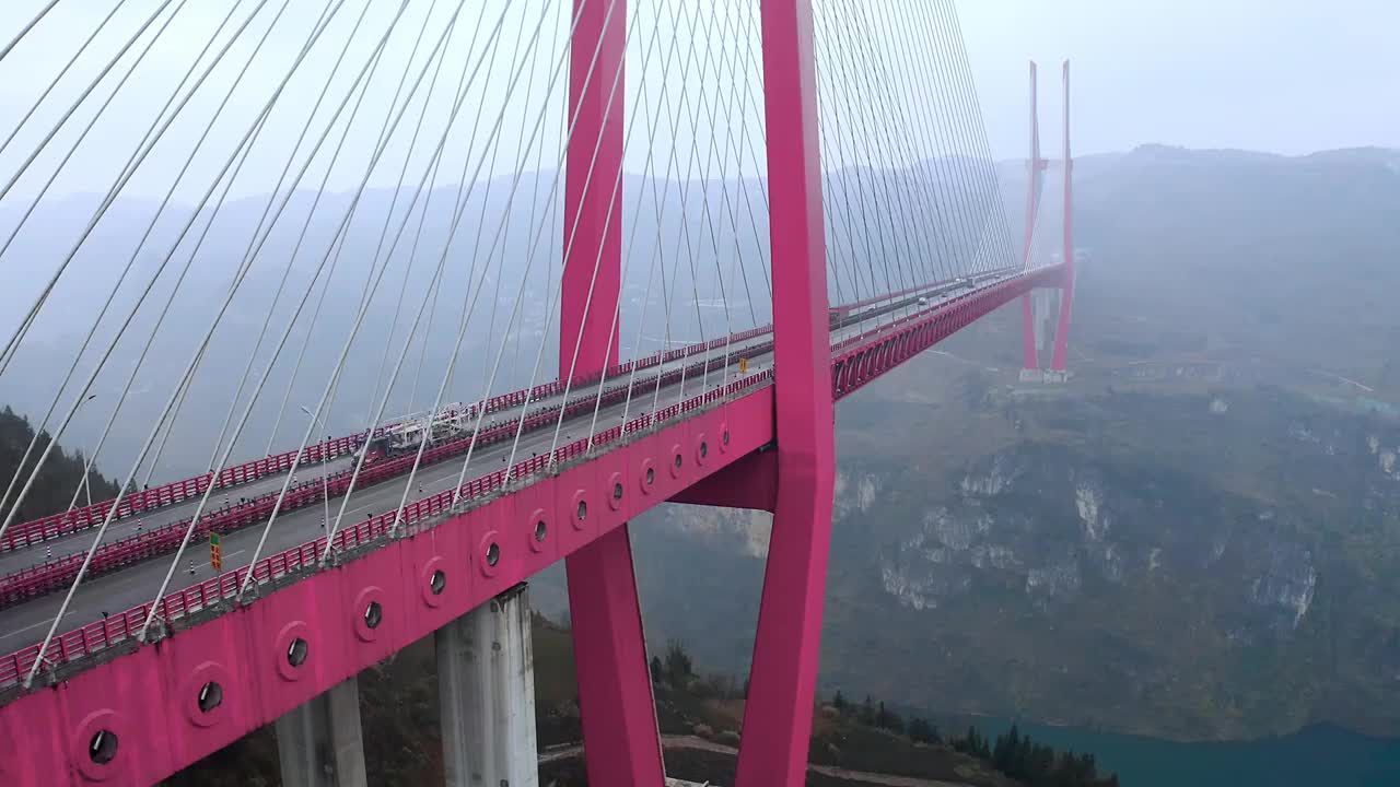 鸭池河大桥视频素材